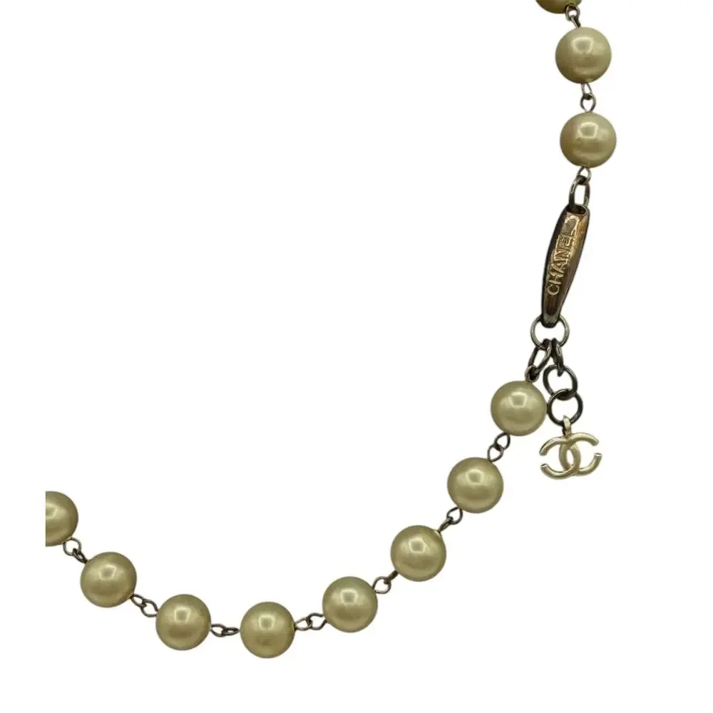 Chanel Mother of Pearl Camellia Necklace
